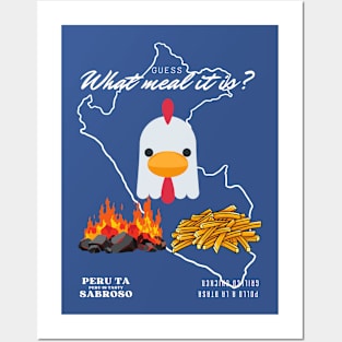 Grilled chicken Posters and Art